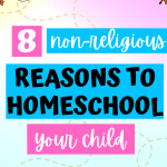 reasons to homeschool