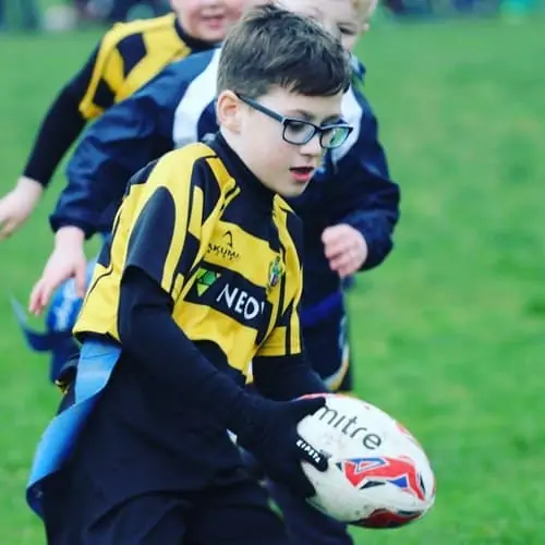 Being part of a team is so important, Freddie just loves playing rugby #rugby