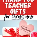 The best Thank you teacher gifts for Christmas