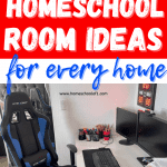 how to set up a homeschool room in any home