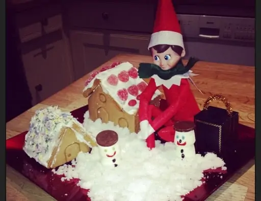 14 of the best free elf on the shelf antics for kids including the best personalised Christmas Eve Box #xmas #elfontheshelf