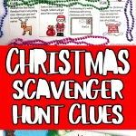 Best Christmas Treasure Hunt Clues For Kids (free Printable)