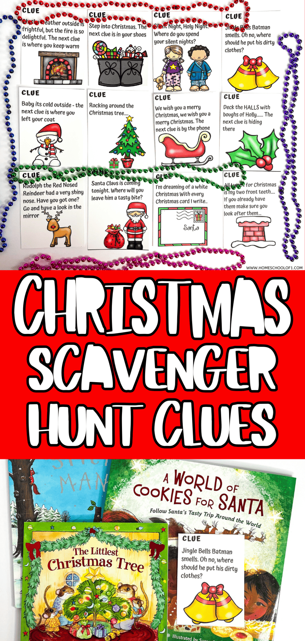 Best Christmas Treasure Hunt Clues For Kids (Free Printable)