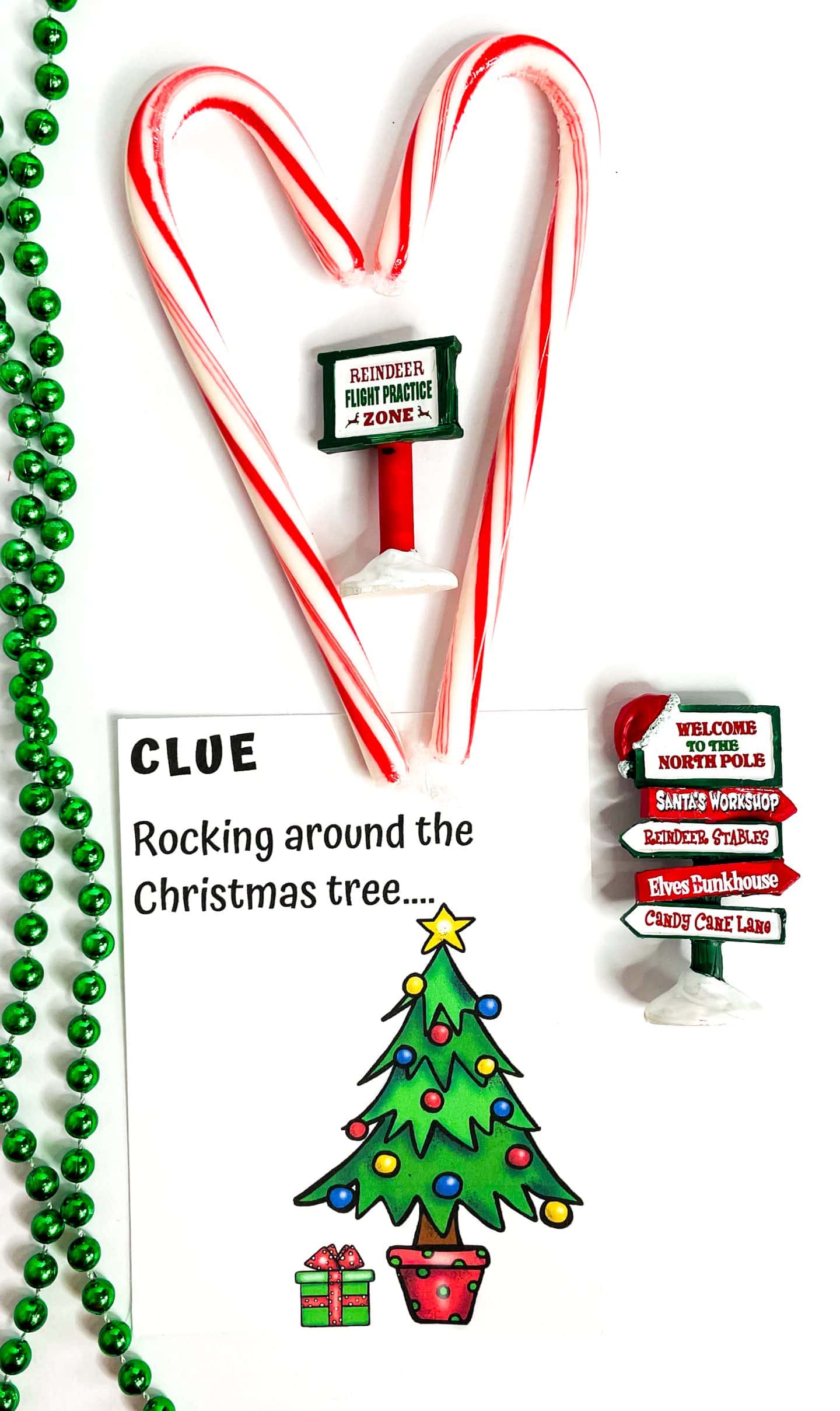 CHRISTMAS TREASURE HUNT CLUE