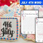 4th of July Word Search