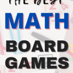 If you love playing board games as a family, you will absolutely love these math board games, perfect for homeschool. #math #boardgames