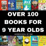 Over 100 of the best books for 9 year old boys, divided into easy to read sections. Reading books, educational books, history, geography, activity & joke books and much more #kidsbooks