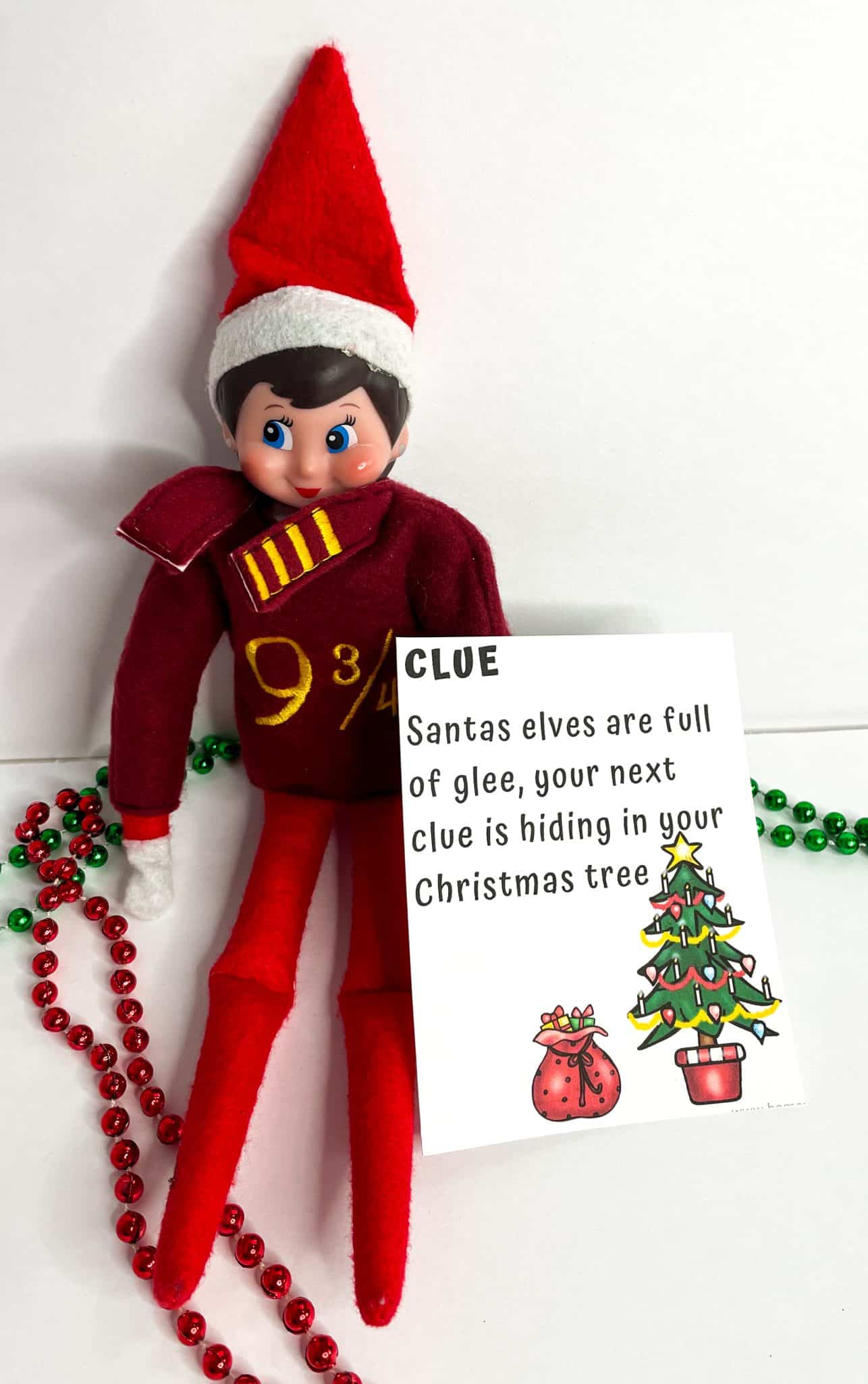 FREE Elf on the Shelf Scavenger Hunt Printable