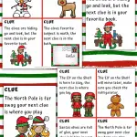 ELF SCAVENGER HUNT CLUES