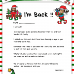 Elf on the shelf arrival letter