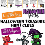 HALLOWEEN TREASURE HUNT CLUES