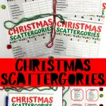 christmas scattergories free game