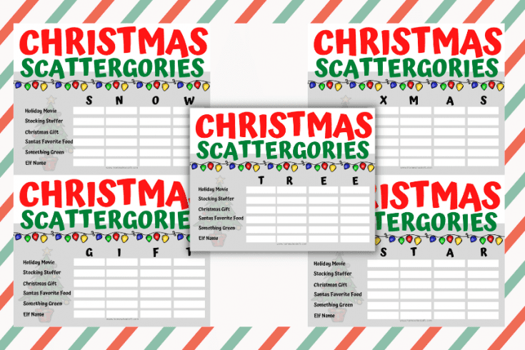 7+ Free Holiday Scattergories to Download - Homeschool of 1