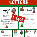 elf on the shelf arrival letters