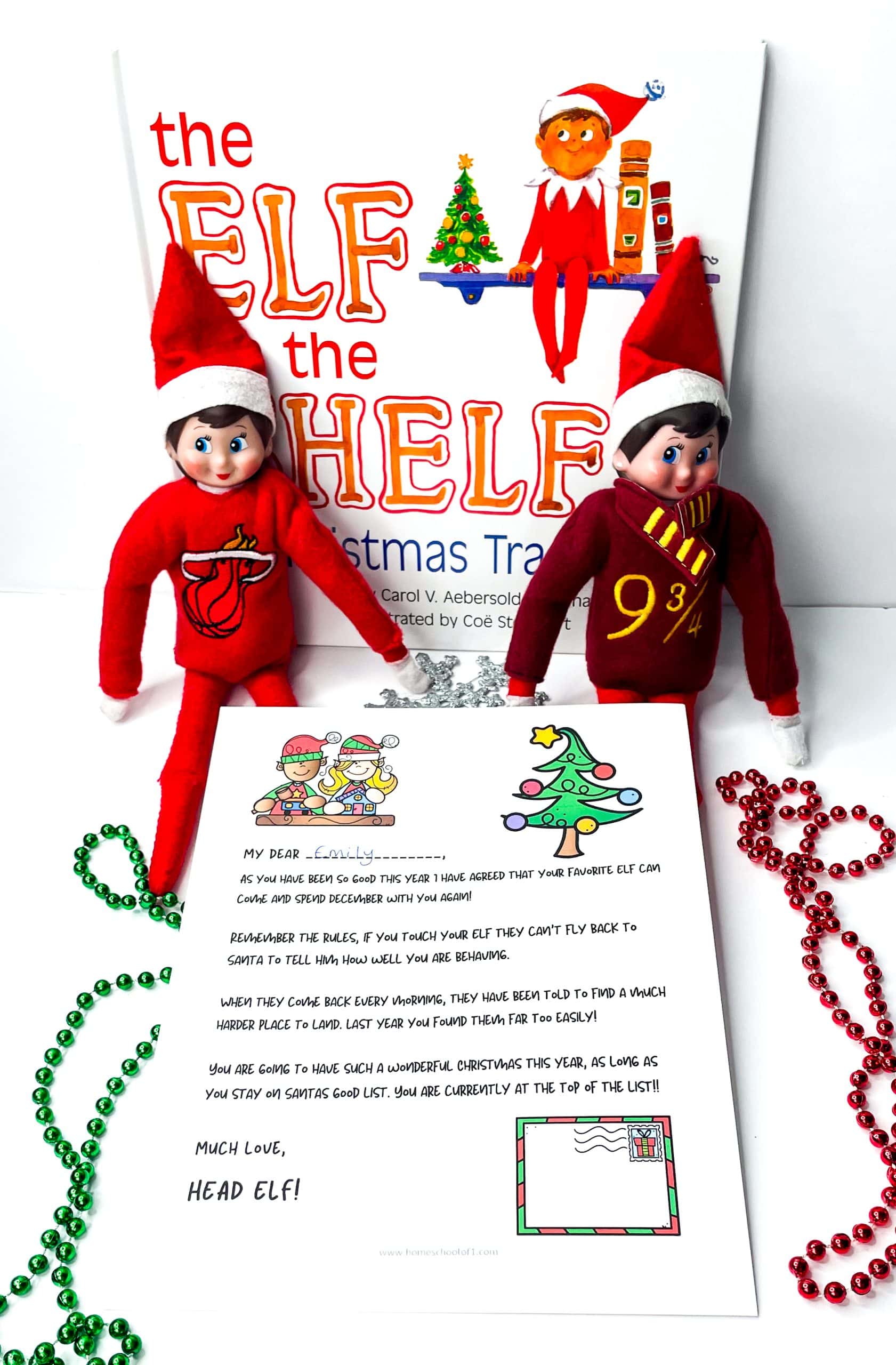 5 Super Cute Free Elf on the Shelf Arrival Letter Printables