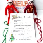 free printable elf arrival letters