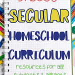 homeschool curriculum for secular homeschoolers