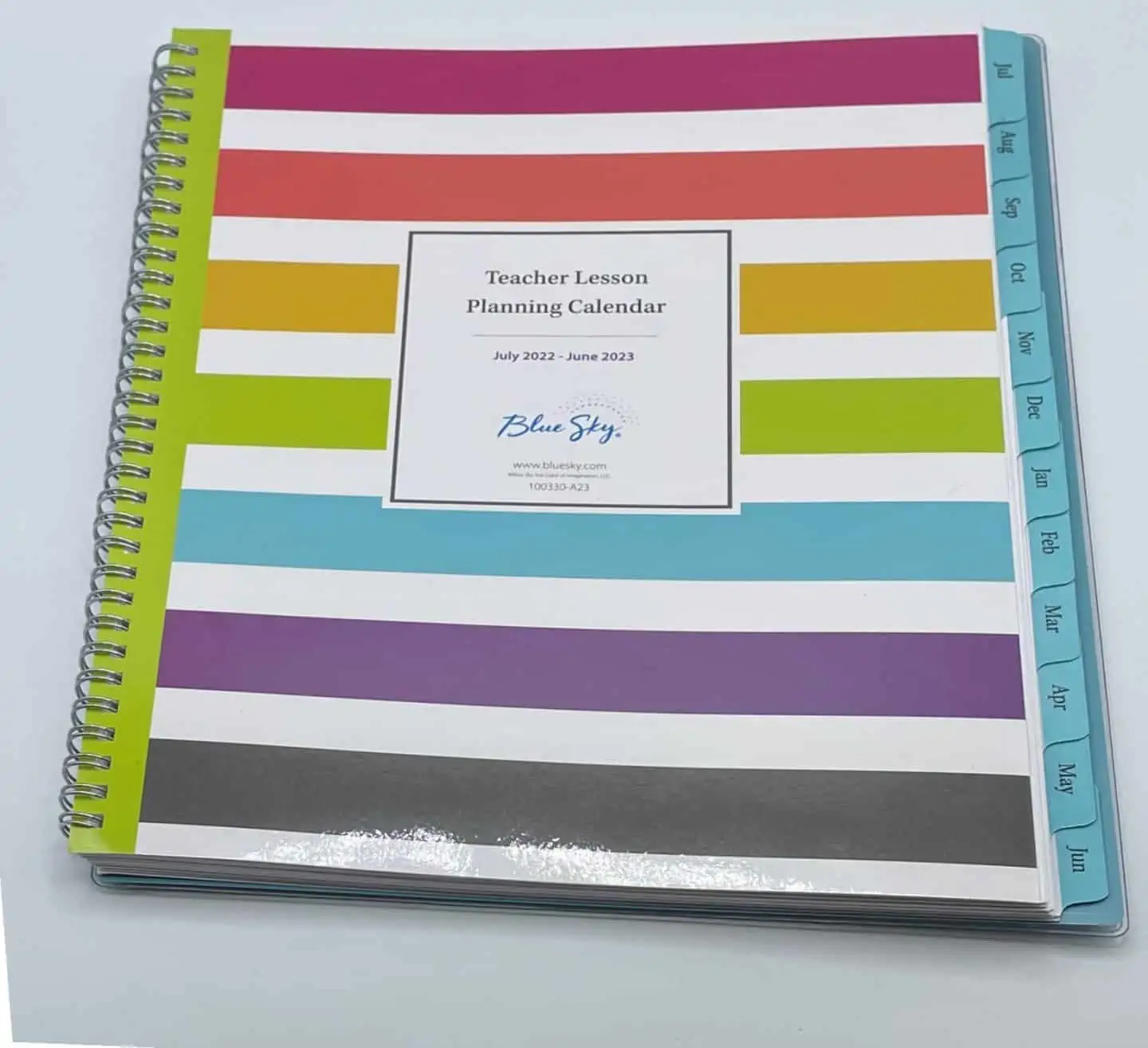 homeschool planner blue sky