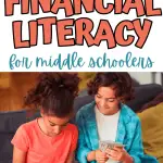 financial literacy for middle school