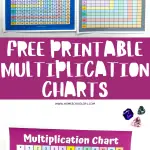 free printable multiplication chart