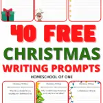 40 Free Christmas Writing Prompts for Kids