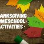 thanksgiving homeschool activities