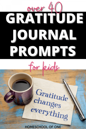 40+ Gratitude Journal Prompts For Kids to Use All Year