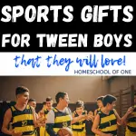 The best sports gifts for tween boys that they will want this Christmas. Including basketball, football, and lots more