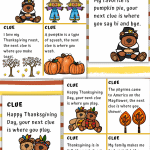 thanksgiving hunt clues