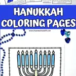 FREE HANUKKAH COLORING PAGES