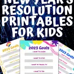 Free New Year's Resolution Printables