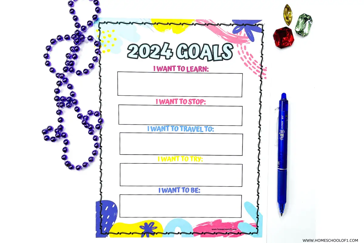 NEW YEAR RESOLUTION PRINTABLES