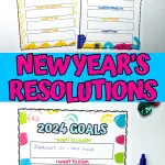 NEW YEARS RESOLUTIONS PRINTABLES