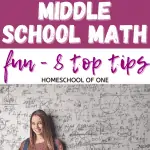 Have fun with middle school math, six easy tips on how to succeed and make it fun