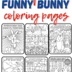 10 Free Bunny Coloring Page Printable