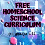 FREE SCIENCE HOMESCHOOL CURRICULUM