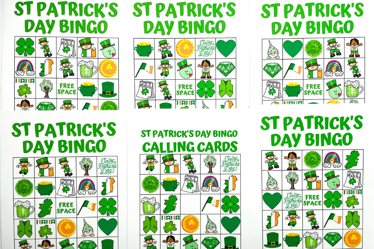 St Patrick's Day Bingo Free Printable