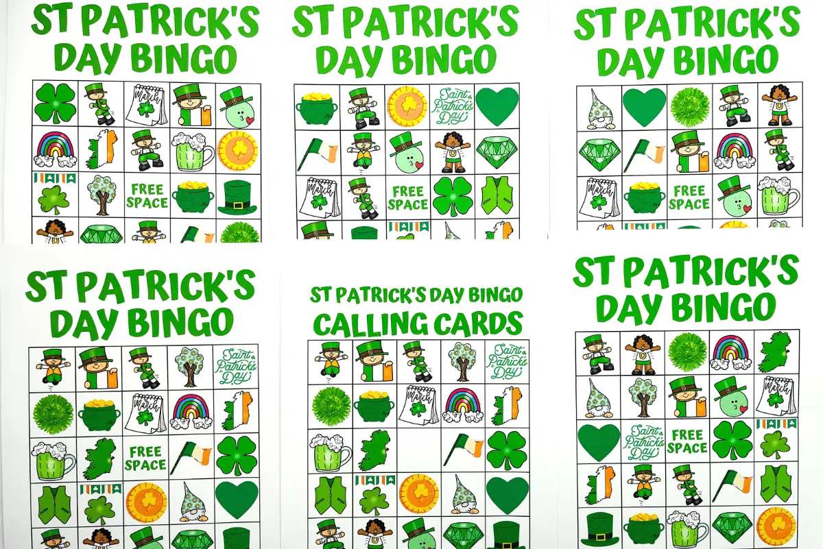 ST PATRICKS DAY BINGO FREE PRINTABLE