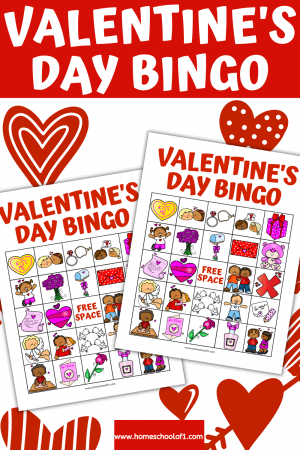 Free Valentine Bingo Cards to Enjoy With The Kids