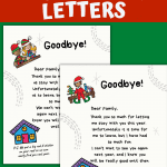 elf on the shelf goodbye letters