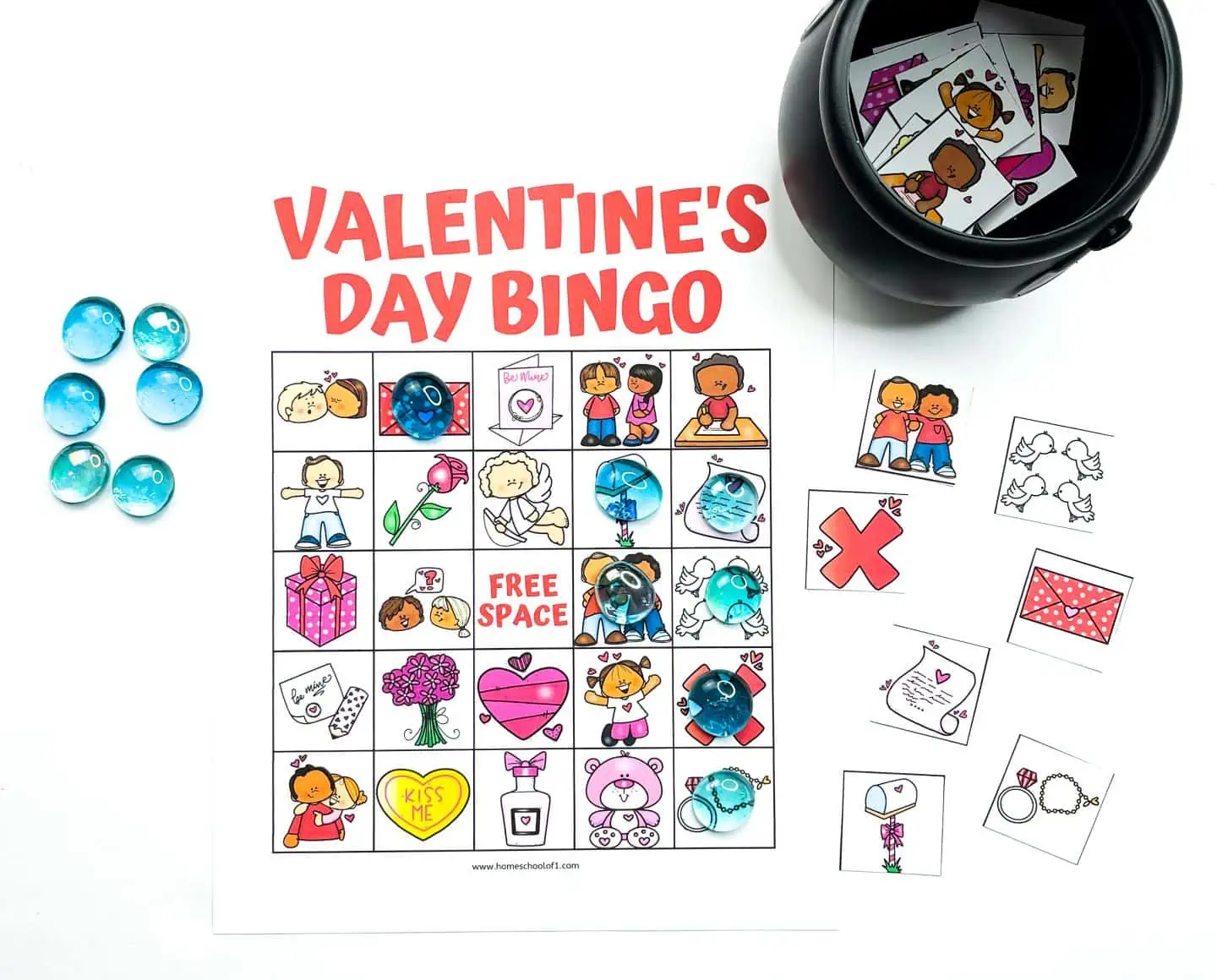 free printable valentine bingo cards for preschoolers