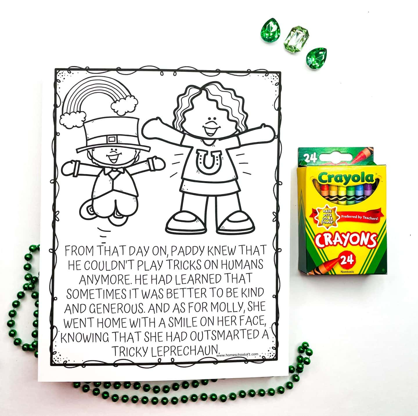 st patrick's day coloring book free printable