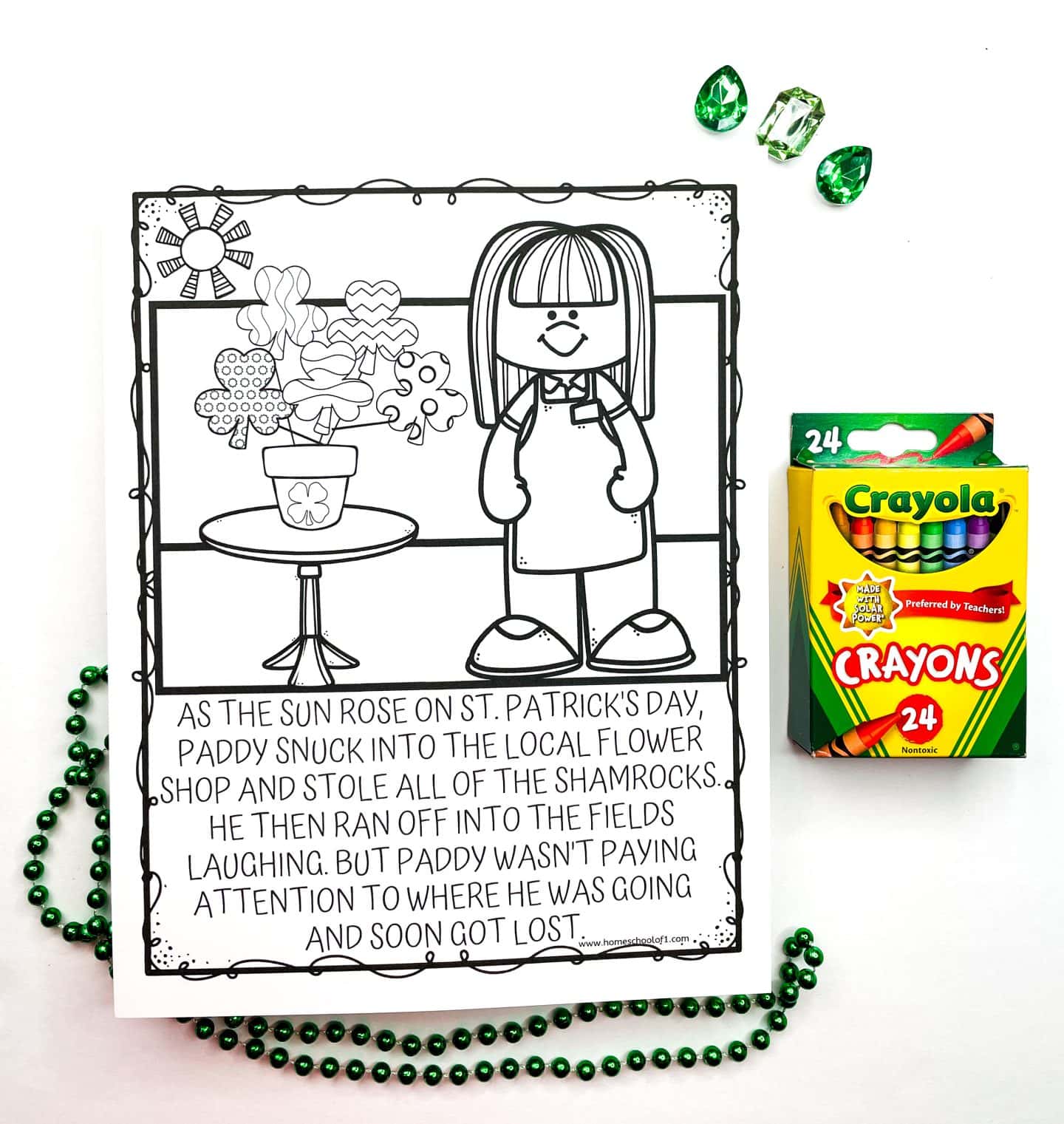 st patricks day coloring sheets free printable