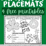 st patrick's day placemats