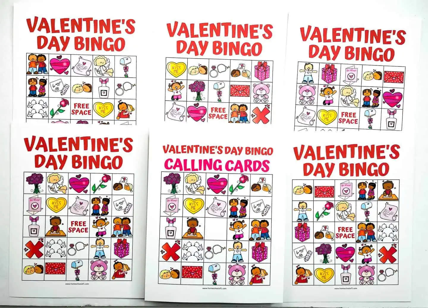 valentine's day bingo free printable