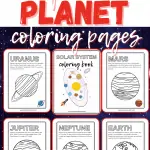 planet coloring pages