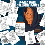 roald dahl coloring pages