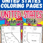 United States coloring book free printable