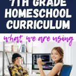 7th grade homeschool curriculum