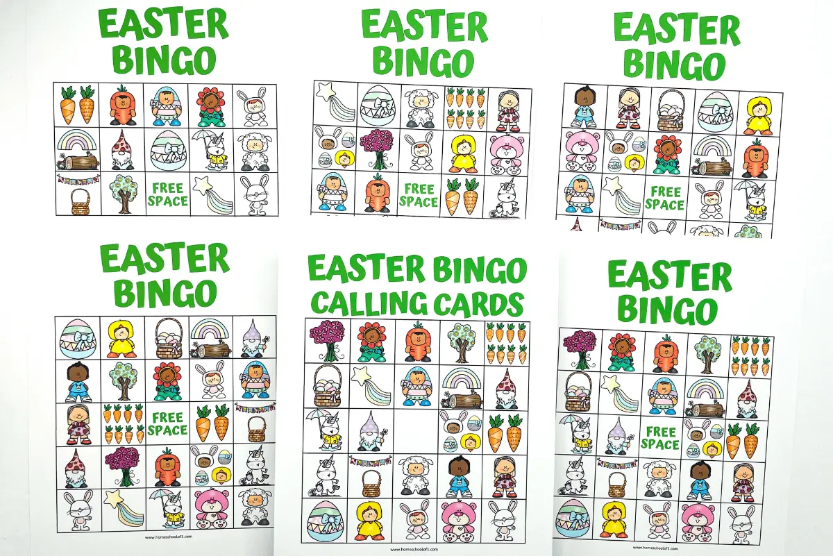 EASTER BINGO FREE PRINTABLE